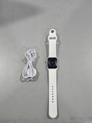 APPLE WATCH SERIES 4 NIKE (GPS + LTE) 40MM SILVER ALUMINUM CASE WHITE SPORT BAND - Like New