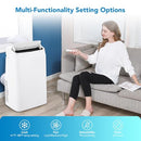 GARVEEHOME 14000 BTU PORTABLE AIR CONDITIONERS, 3 IN-1 FREE STANDING - WHITE - Like New