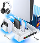 OIVO PS5/SLIM/PRO STAND AND COOLING STATION WITH LED CONTROLLER CHARGING STATION - Brand New
