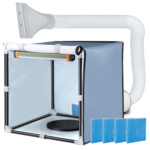 SIEBWIN Airbrush Booth Siebwin 16.5 * 16.5 * 16.5 inch Portable Hobby - Like New