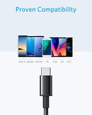 Anker USB C Cable 2-Pack 6ft Premium Nylon USB A to USB C AK-B8173011 - Black - Like New