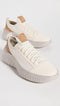 COLE HAAN MEN'S GENERATION ZEROGRAND II SNEAKER SIZE: 9.5 EGRET/PALOMA/VACHETTA - Like New