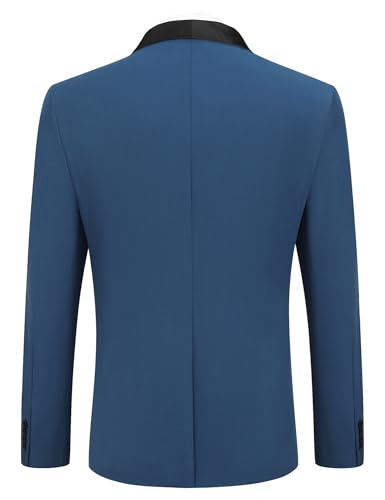 COOFANDY MENS TUXEDO JACKET WEDDING SUIT JACKET SLIM FIT BLAZER JACKET 2XL - Brand New