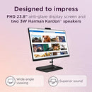 Lenovo IdeaCentre AIO 3i 23.8" FHD i3-1215U 8GB 512GB SSD F0GH0166US - Black - Like New
