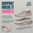 SKECHERS WOMEN'S BREATHE-EASY ROLL-WITH-ME SIZE WOMEN 5.5 TAUPE - Brand New