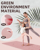 YOTTOY Yoga Mat, Extra Wide Non-Slip Exercise Mats - Pink - Brand New