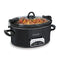 CROCK-POT PROGRAMMABLE 6 QUART SLOW COOKER BLACK 2125185 - Like New