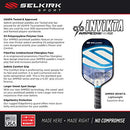 Selkirk Sport Amped Pickleball Paddle, Invikta Lightweight - Sapphire Blue - Brand New