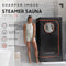 Sharper Image Steamer Sauna Massage Job-Heavy 1018244 - Black - Like New