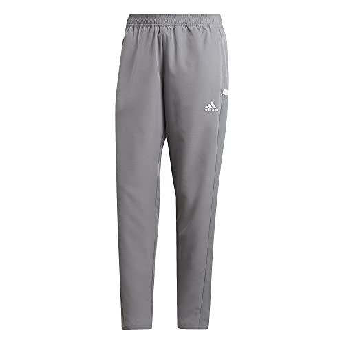 adidas Team 19 Women's Woven Pant - DX7350 Grey/White - Medium Like New