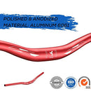 CORKI CYCLES TOPO LOW RISE MTB RISER HANDLEBAR 31.8MM DIAMETER - RED - Like New