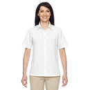 M545W Harriton Ladies Advantage Snap Closure Short-Sleeve Shirt - Brand New