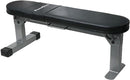 POWERBLOCK Travel Bench Workout Bench Folds Up for Easy Storage PBTB - Silver - Like New