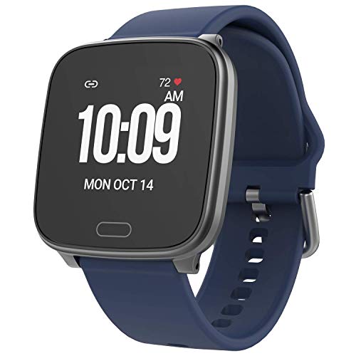 iConnect By Timex Active Smartwatch with Heart Rate TW5M34300SO - Blue/Gunmetal - Like New
