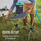 COLEMAN MANTIS COMPACT ALUMINIUM TABLE MEDIUM 2000037576 - BLACK - Like New