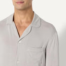 AMAZON ESSENTIALS X SOFIA GRAINGE MEN'S LONG SLEEVE PAJAMA SET SIZE L-GRAY - Brand New