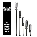 Owl Tools Heavy Duty Pry Bar Set (5 Bars, 6-24 Inch) Metal Striking, B07XQC1PKP - Brand New