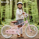 RoyalBaby EZ Kids Bike,16 Inch Convertible Balance to Pedal Bike,4-7 Years,Pink - Like New