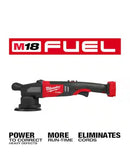 MILWAUKEE 2684-20 M18 FUEL 15MM RANDOM ORBITAL POLISHER - RED/BLACK - Like New
