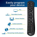 PHILIPS 3-DEVICE UNIVERSAL REMOTE CONTROL - BLACK - Like New