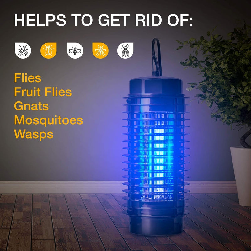 Crioxen Indoor Bug Zapper 800V Electric Bug Zapper BZ-318U-BL - Black - Like New