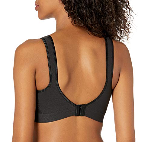 DF3484 BALI WOMEN COMFORT REVOLUTION WIRELESS BRA WOMEN 2XL BLACK - Brand New