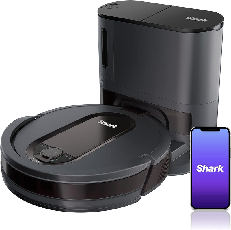 Shark RV912S EZ Robot Vacuum with Self-Empty Base - DARK GRAY/BLACK - Like New