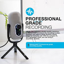 JLAB JBUDS TALK USB-C MICROPHONE CARDIOID OMNI STEREO BI-DIRECTIONAL - WHITE - Like New