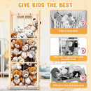 Woodure Stuffed Animal Storage & Organizer, Wooden Cute Zoo Toy Holder - Like New