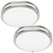 36W 3600lm Super Bright LED Light Fixtures, 2PACK Modern Flush - Scratch & Dent