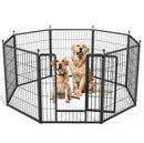 Simple Deluxe Dog Playpen Indoor Outdoor Camping PTPPEN2732Q8BLK - BLACK - Like New