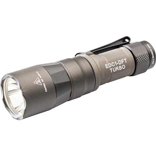 SUREFIRE EDC1-DFT HIGH-CANDELA EVERYDAY CARRY LED FLASHLIGHT - GRAY - Like New