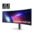 SAMSUNG 49" ODYSSEY QD-OLED CURVED MONITOR - SILVER - Scratch & Dent