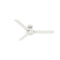 HUNTER FAN CC50811 52" CEILING FAN 3 BLADES CONTEMPORARY FINISH MATTE WHITE - Like New