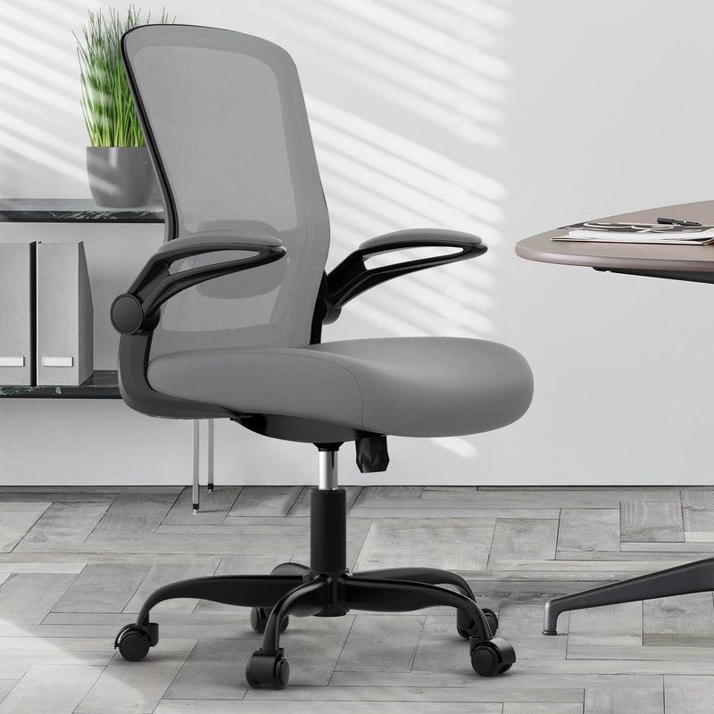 MIMOGLAD OFFICE CHAIR, ERGONOMIC DESK CHAIR, HIGH BACK MESH COMPUTER - GRAPHITE - Like New