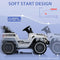 HIPICUTE 12V KIDS RIDE-ON TRUCK CAR | ELECTRIC VEHICLE, WHITE - WHITE - Like New