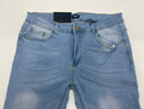 BLU ROCK MEN’S DENIM STRETCH SLIM FIT FLEX JEANS - SIZE: 36X31 - LIGHT BLUE - Brand New