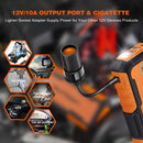 AUTOWN CAR JUMP STARTER 21000MAH 1000A PEAK 12V PORTABLE POWER PACK - ORANGE - Like New