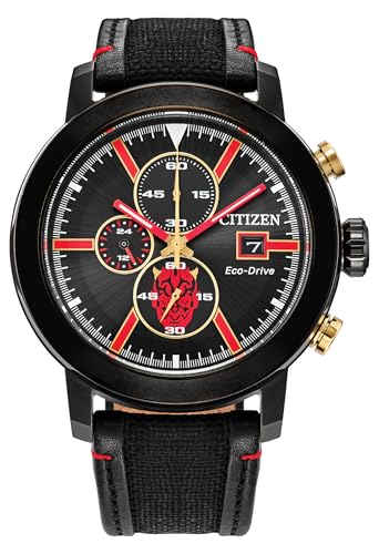 CITIZEN MEN'S ECO-DRIVE STAR WARS DARTH MAUL MASTERMIND CHRONOGRAPH WATCH - Brand New