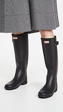 WFT2200RMA Hunter Women's Refined Tall Boot Black 9 - Like New