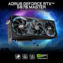 GIGABYTE AORUS GEFORCE RTX 5070 MASTER 12G GRAPHICS CARD - BLACK - Like New