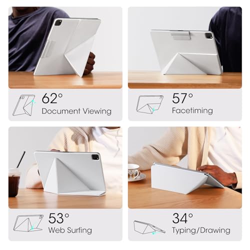PITAKA IPAD PRO 11 INCH CASE, COMPATIBLE WITH IPAD AIR M2 11 INCH 4 STAND ANGLE - Brand New