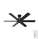 HUNTER 51180 KENNICOTT CEILING FAN 52 INCHES - MATTE BLACK - Like New