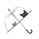 SMARTBULLE Long Transparent Umbrella - Birdcage shape B018IUSH5I - CAT Pattern - Brand New