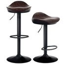 Kidol & Shellder Bar Stools Set of 2 Swivel Bar Chairs Adjustable Barstools - Brand New