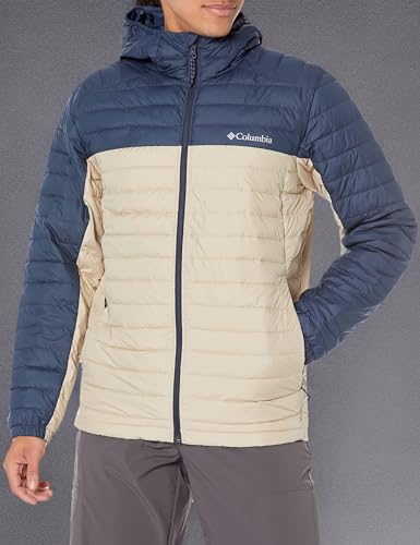 2034502 COLUMBIA MEN'S SILVER FALLS HOODED JACKET, NAVY, 2X-LARGE - Brand New