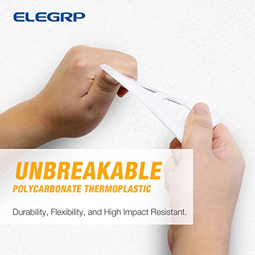 ELEGRP Duplex Receptacle Outlet Covers, 5 Pack - Glossy White - Like New