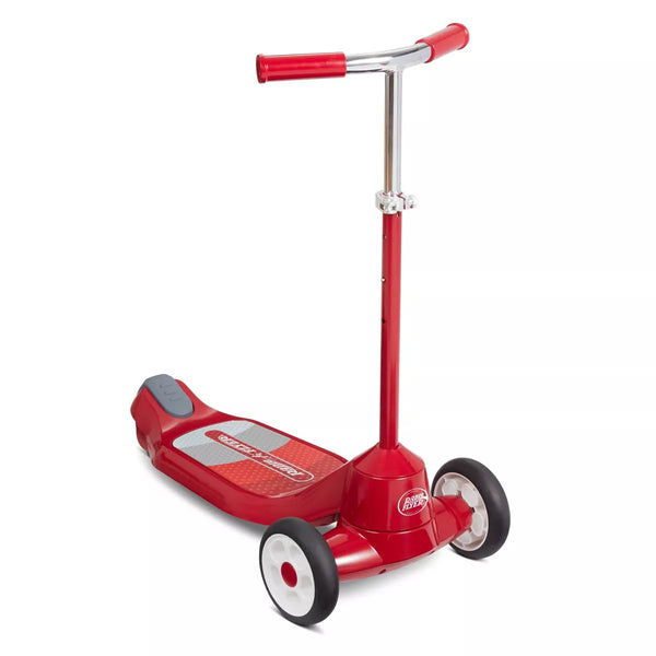 RADIO FLYER GROW WITH ME BEGINNER KIDS' KICK SCOOTER, 3 WHEELS - RED - Like New