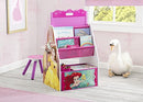 DELTA CHILDREN ACTIVITY CENTER DESK STOOL TOY ORGANIZER DISNEY PRINCESS PINK - Like New