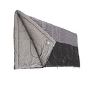 COLEMAN BISCAYNE BIG & TALL WARM-WEATHER SLEEPING BAG 40°F 6FT4IN TALL - GRAY - Like New